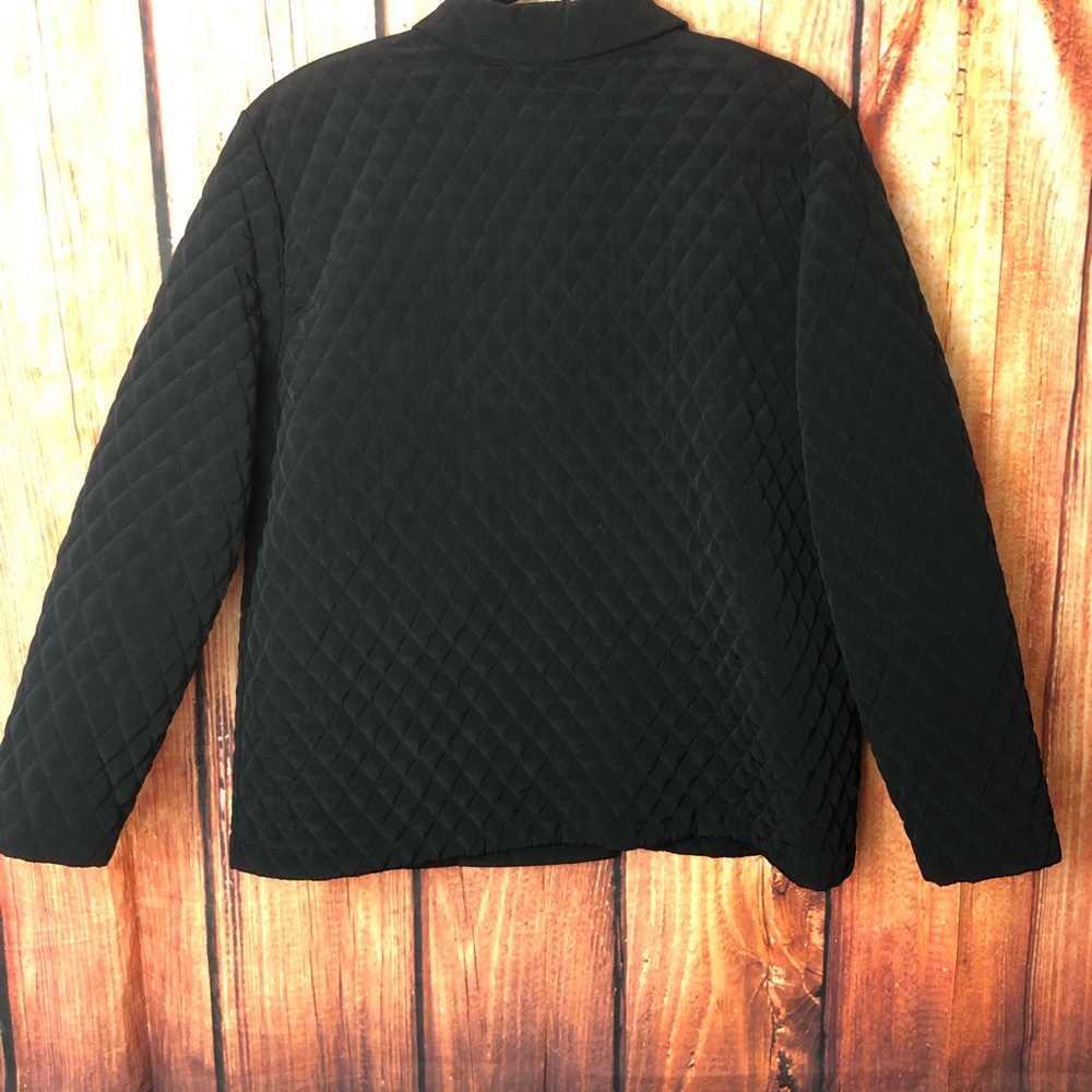 Black Quilted Jacket - image 6